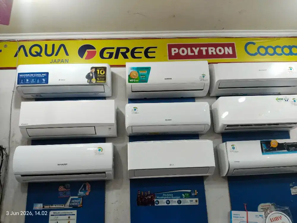Cicilan AC resmi Bergaransi. Tanpa DP dan tanpa Survei, Cukup KTP saja