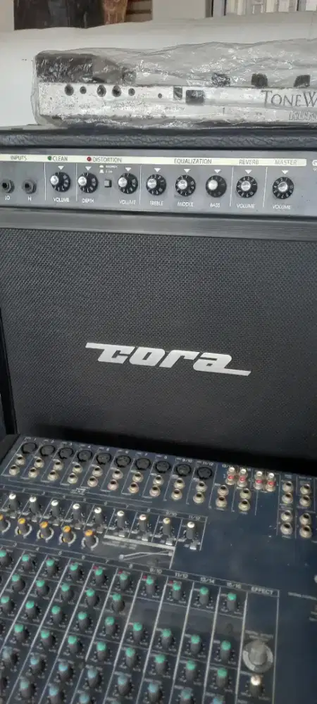 AMPLI SPEKER CORA COMBO 12INCH SPKER UDAH ADA DISTORSI