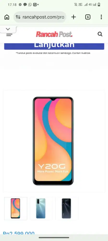 VIVO Y20G  4/128GB