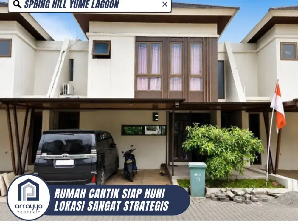 RUMAH CANTIK SIAP HUNI DI SPRING HILL YUME LAGOON (EN711)