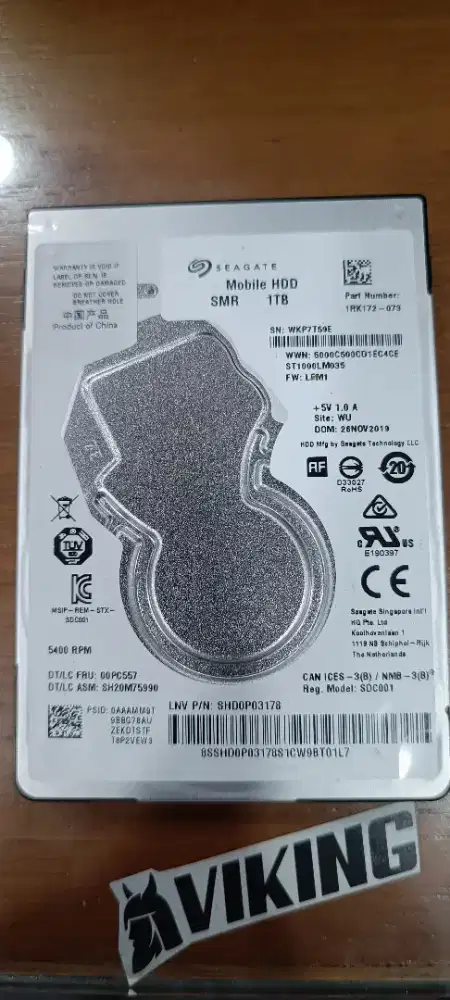 Hardisk Seagate 2.5inc 1tb