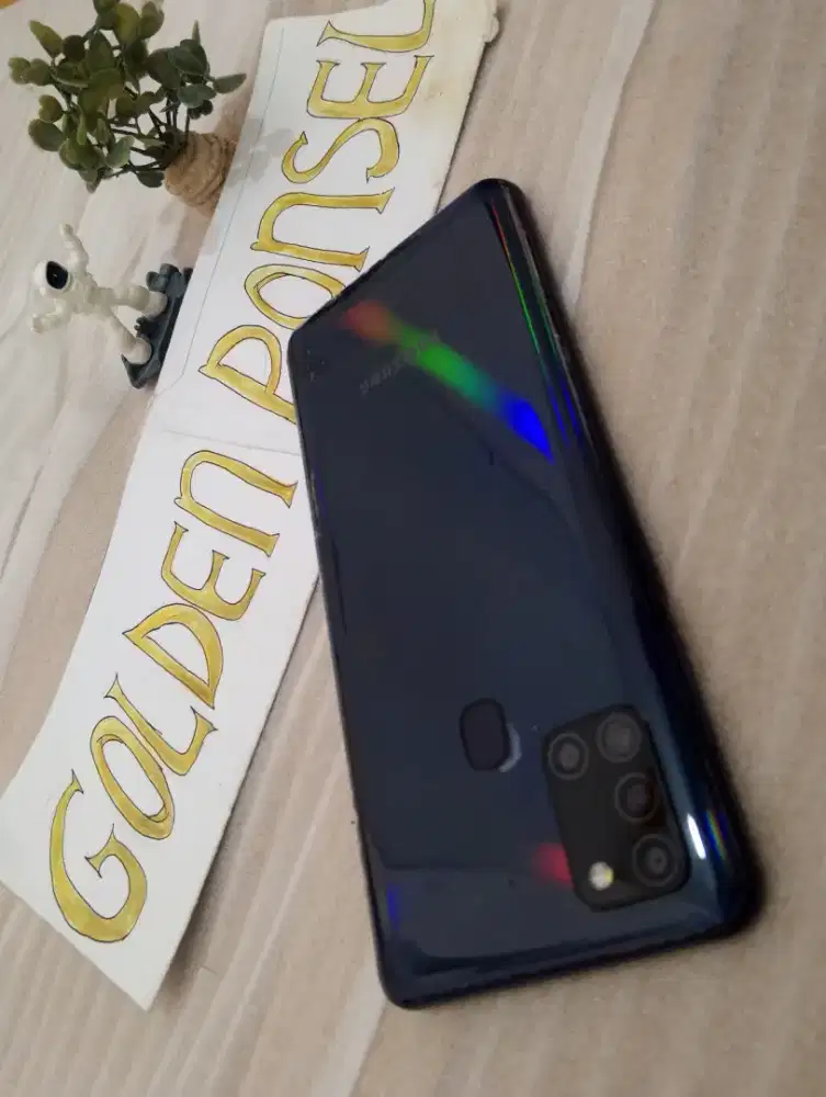 Samsung A21 ORI Amoled (Ram6Gb/128Gb)Golden Ponsel