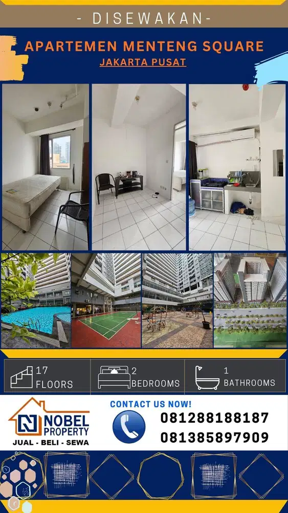 Sewa Apartemen Menteng Square Lokasi Jakarta Pusat
