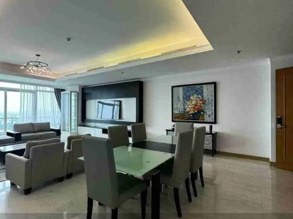 FOR RENT! Kempinski Residence High Floor High Floor 3BR with Private Access to Grand Indonesia Mall