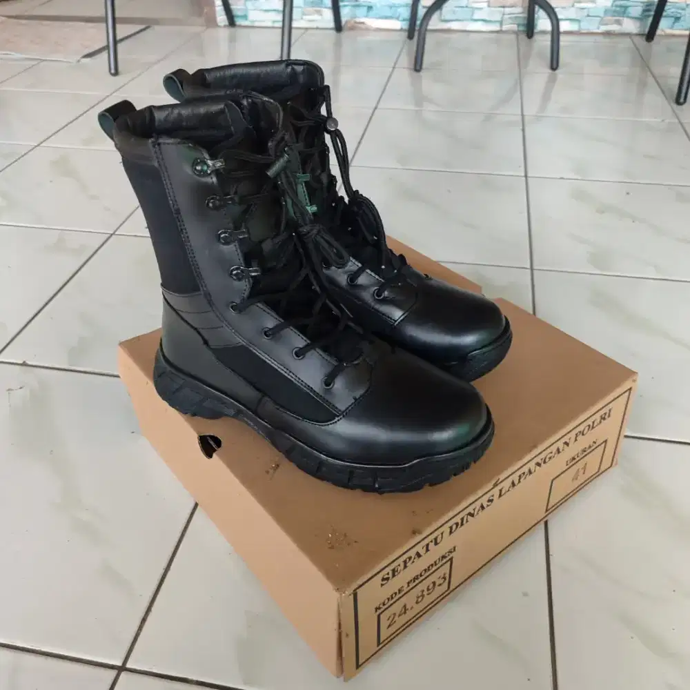 Sepatu PDL POLRI jatah ukuran 41