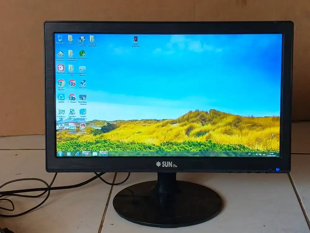 monitor led 20 inc normal gambar bagus