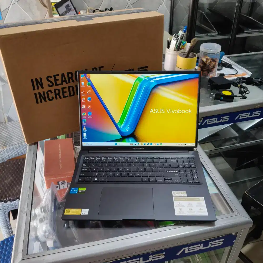 Garansi resmi aktif, Asus K3605V, RTX 3060 4GB, RAM 16GB, SSD 512GB