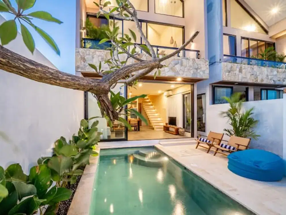 Dijual Modern Minimalist Villa dengan View Laut dan Gunung Payung di Kawasan Premium Pandawa