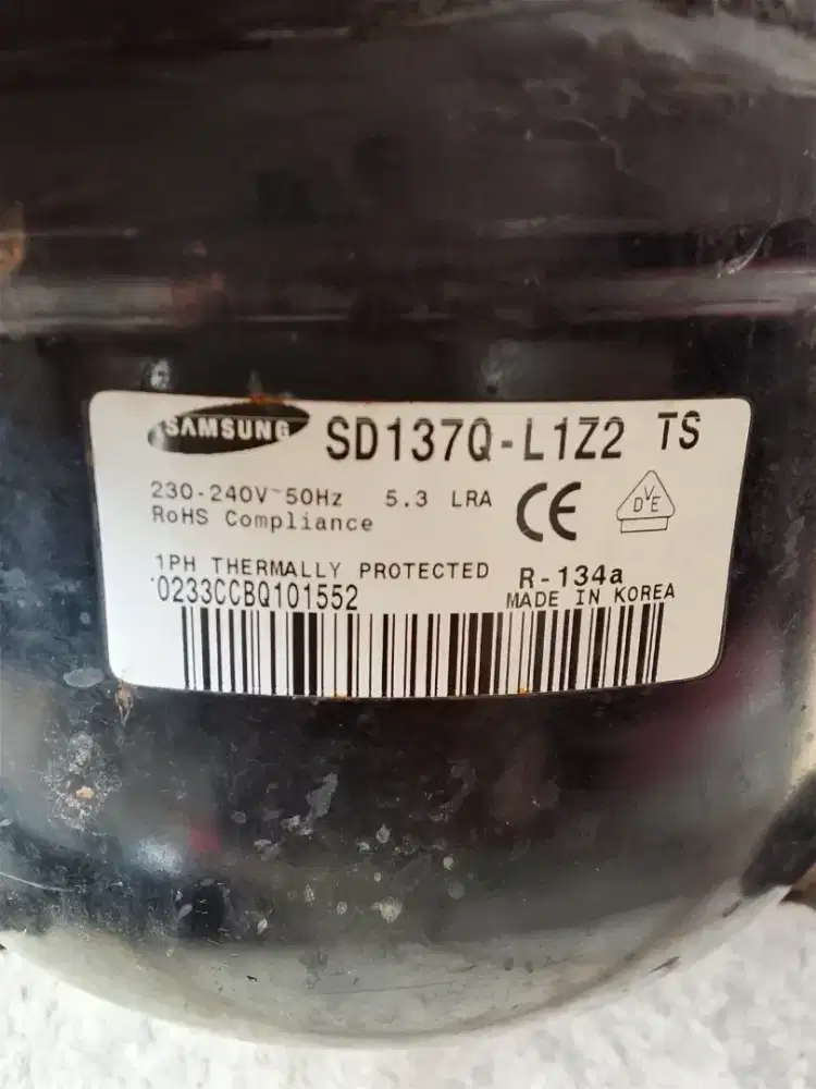 Kompresor Kulkas Samsung Asli Copotan SD137Q - Normal & Siap Pakai