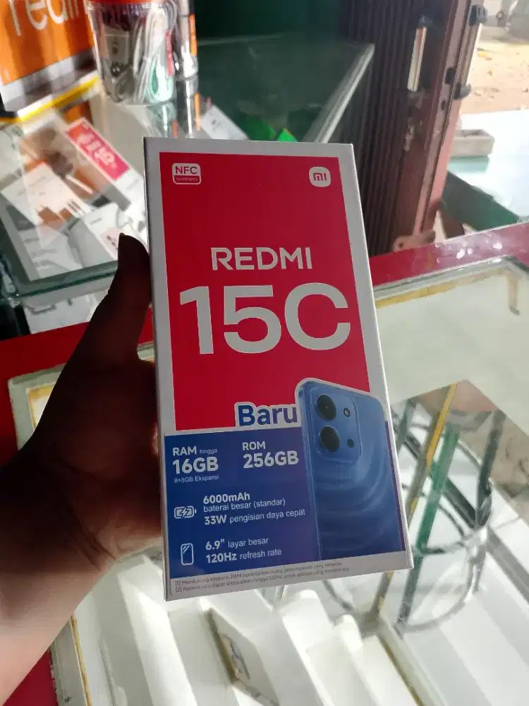 Redmi 15c ram 8/256 new