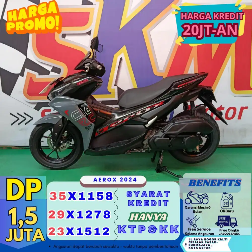 Ktp daerah rumah kontrak bisa kredit aerox 2024
