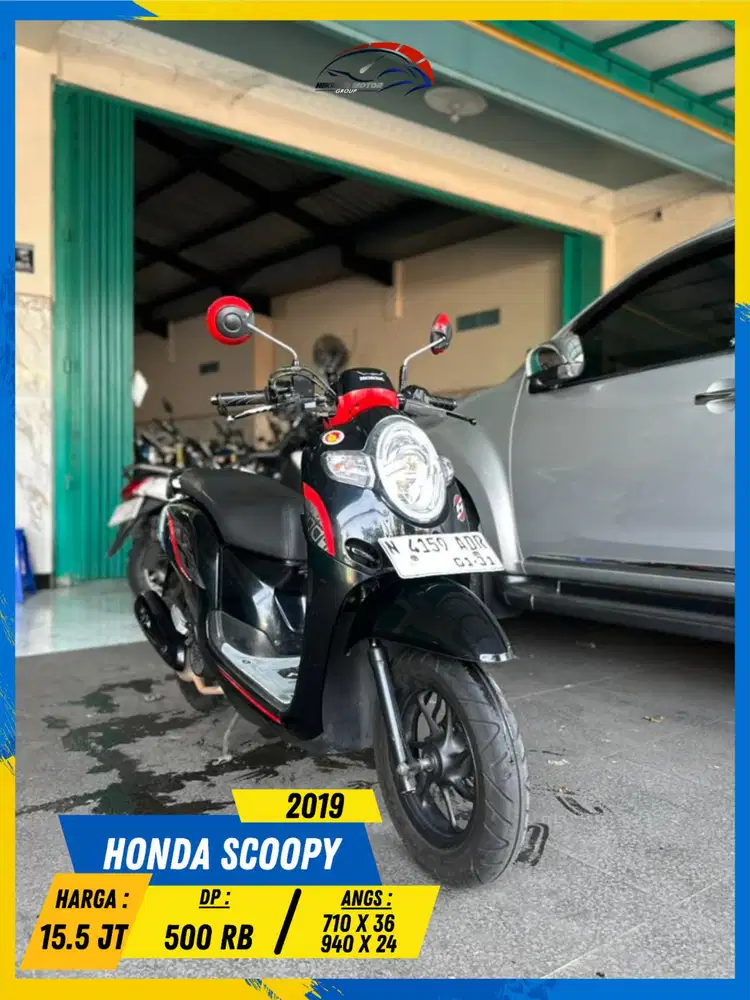 HONDA SCOOPY 2019 NEGO TIPIS BOLOH HIKMAH MOTOR KEPUH MALANG