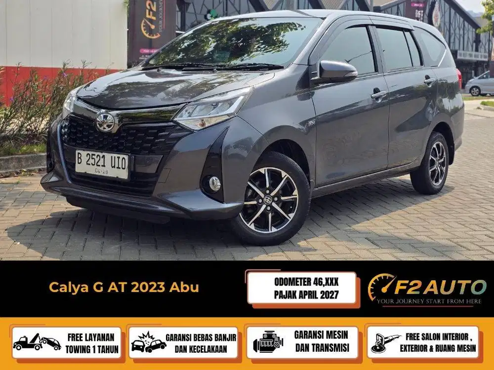 Toyota Calya G AT 2023 Abu Metalik