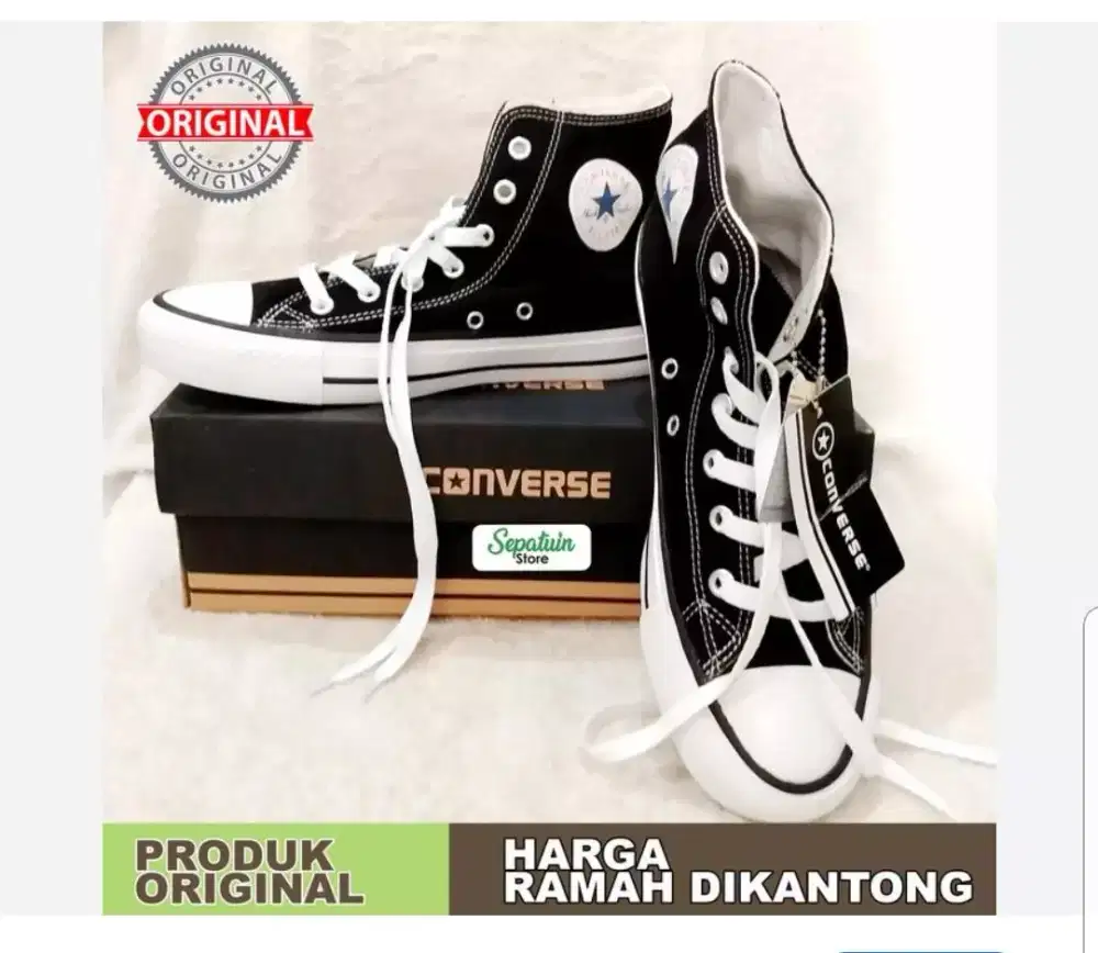 SEPATU CONVERSE ORIGINAL JUAL BUTUH HARGA MURAH BARANG BERKUALITAS