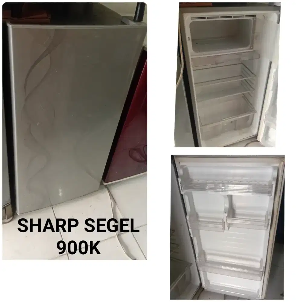 Kulkas SHARP SEGEL bekas bergaransi