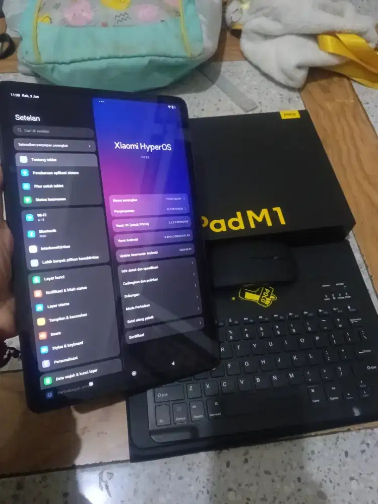 Pocopad m1 ram 8+4/256gb fullset