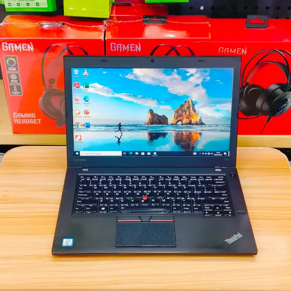 Lenovo Thinkpad T460 i5 Gen 6 | RAM 16GB SSD 250GB - Siap Kerja Ngebut