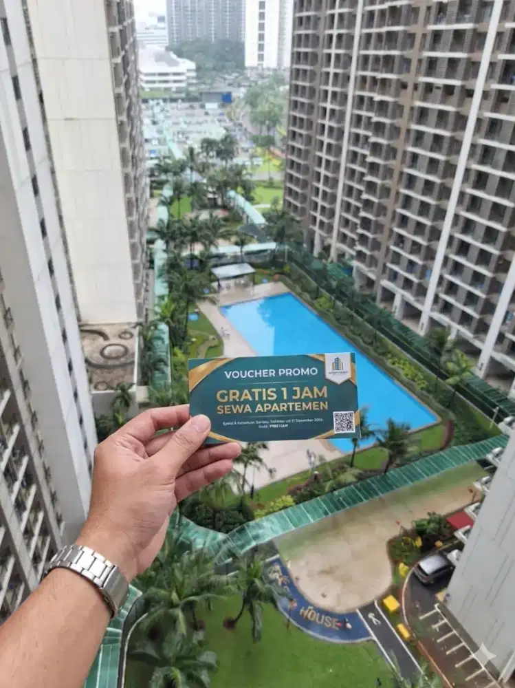 Voucher gratis Sewa Apartemen Sky house