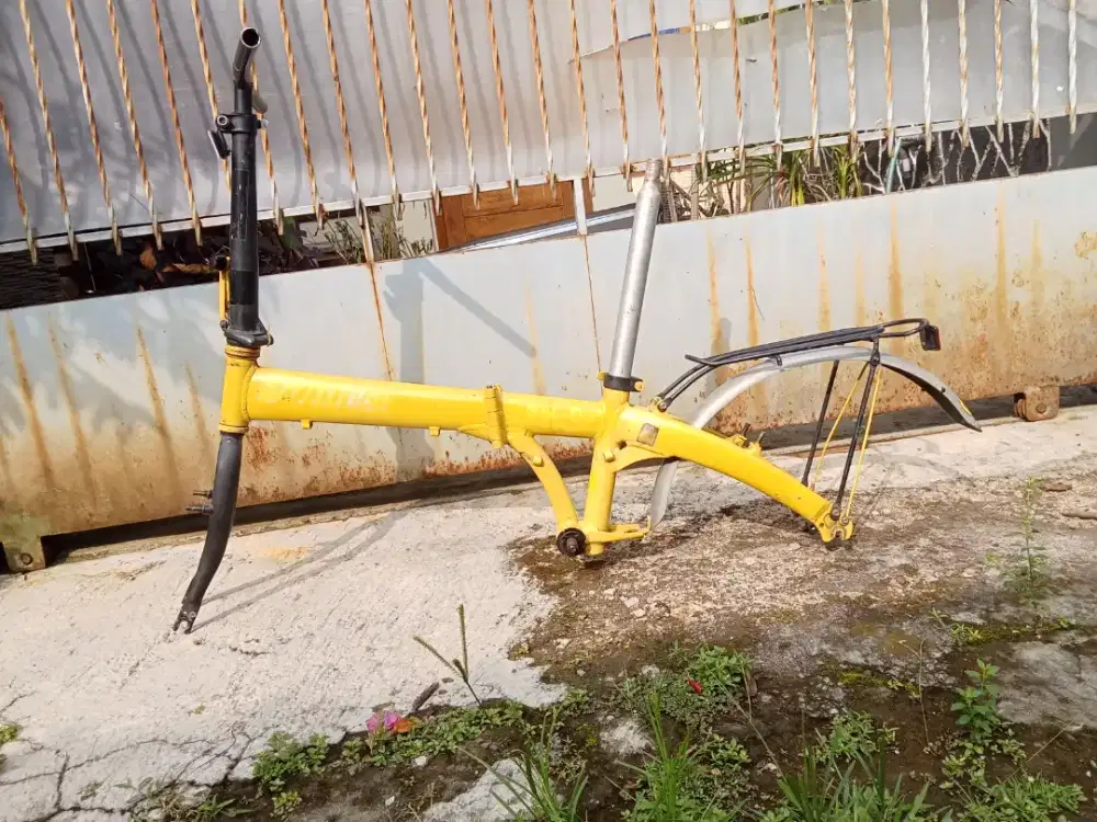 Jual frame sepeda lipat allmunium ukuran ban 20