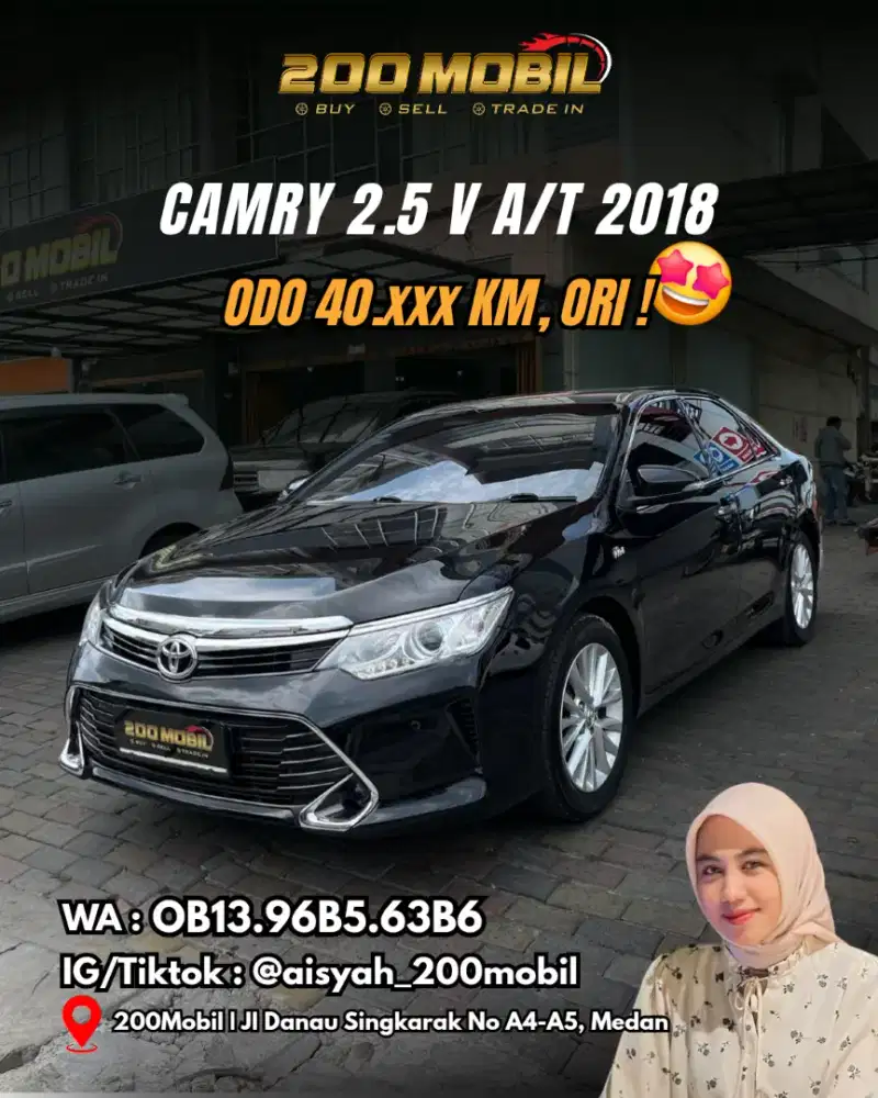 Toyota Camry 2.5 V A/T 2018 Bensin