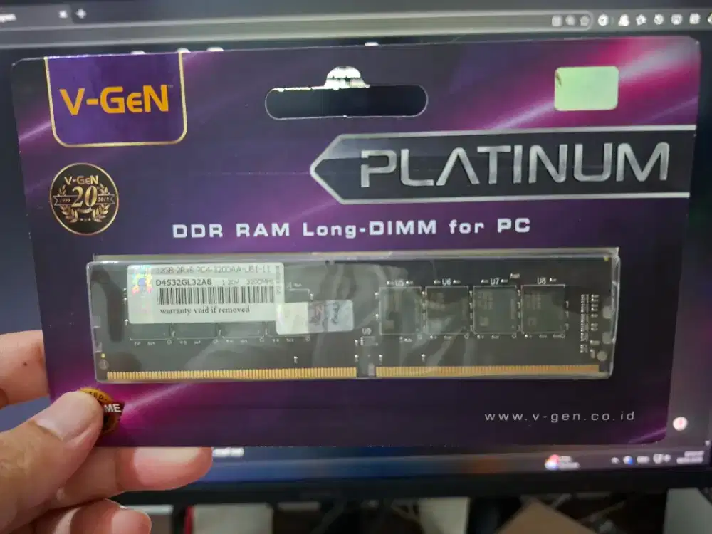 Ram vgen platinum pc2560 3200Mhz DDr4 32GB