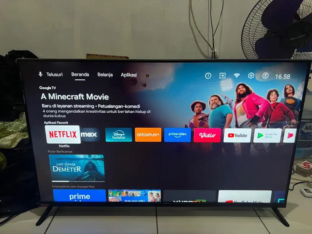 tv led changhong 43inc android smart digital