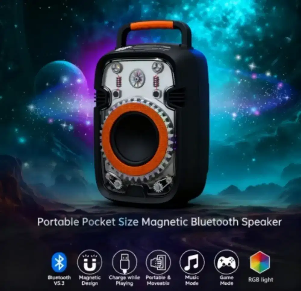 Speaker bluetooth +Radio RGB