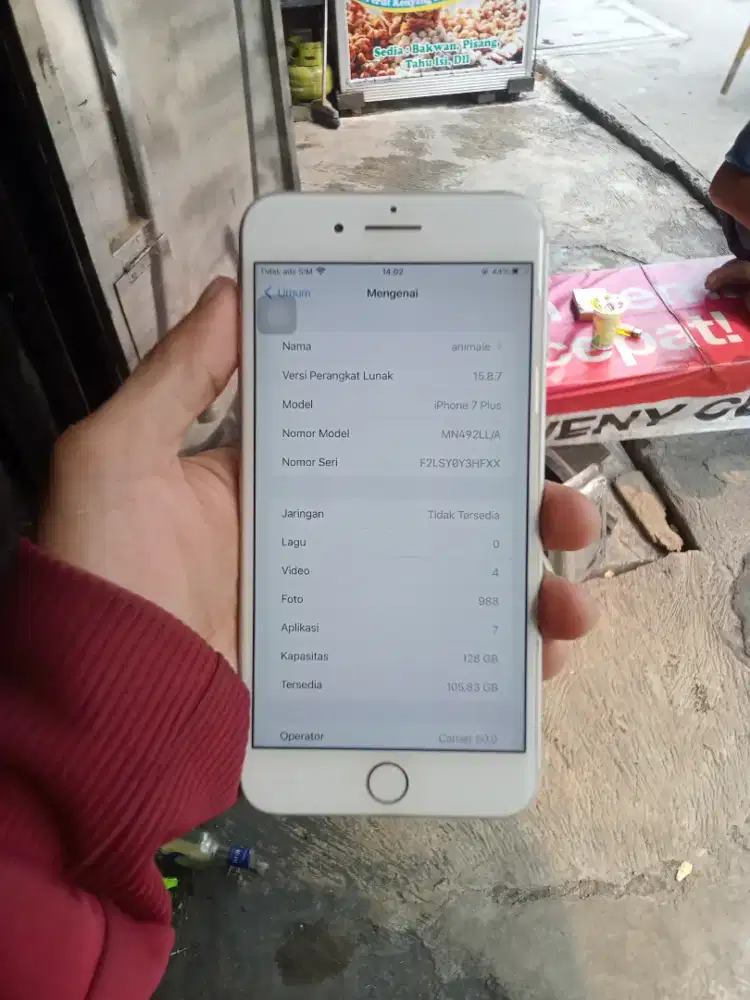 Iphone 7 plus 128gb