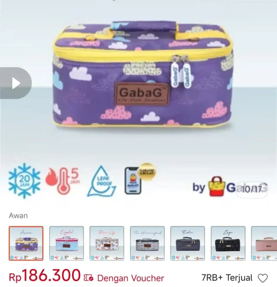 Cooler Bag Gabag ori Tas Asi