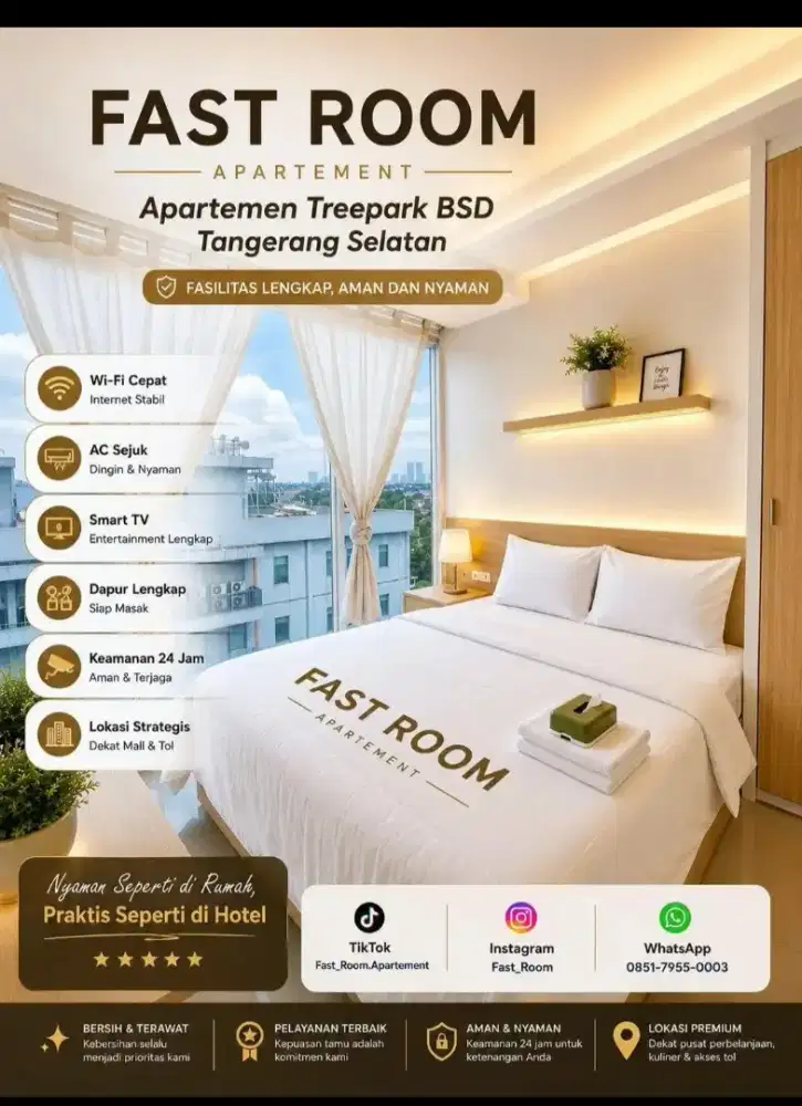 Voucher Gratis Sewa Apartmen Treepark BSD