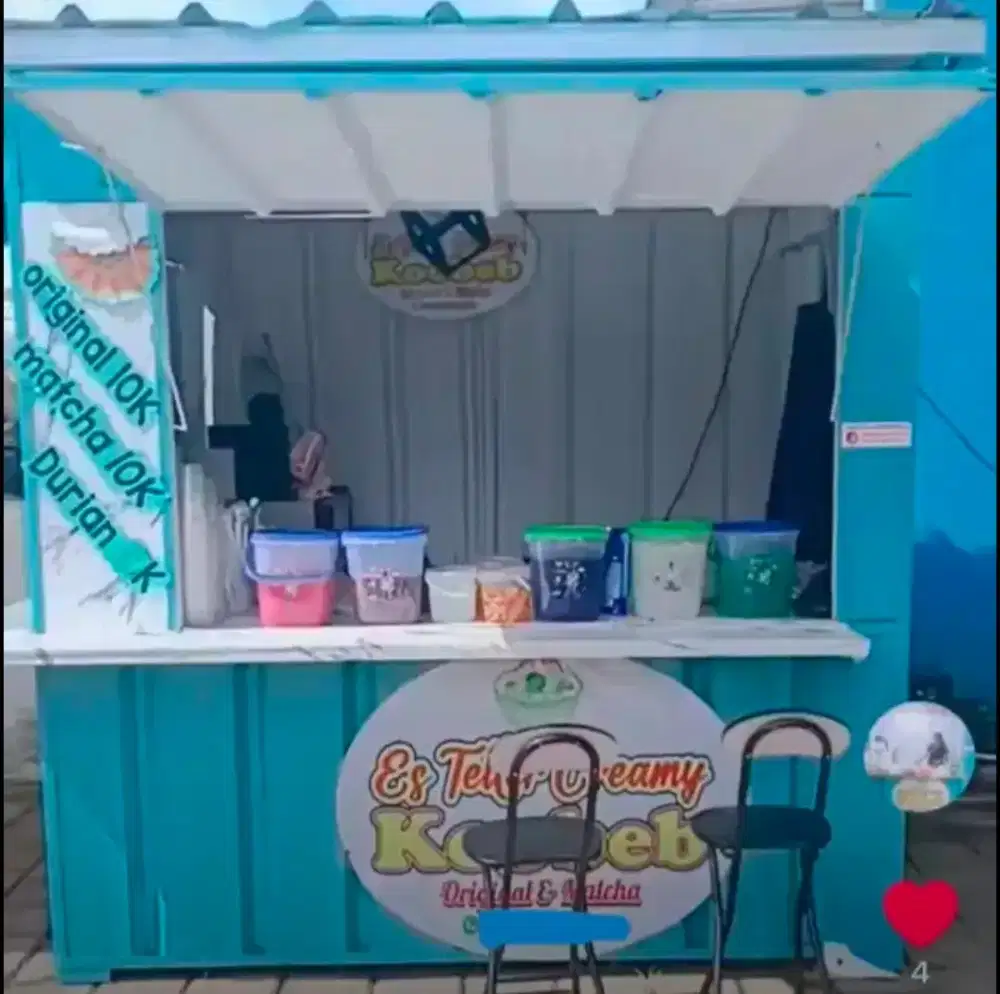 Kontainer / konterner untuk jualan