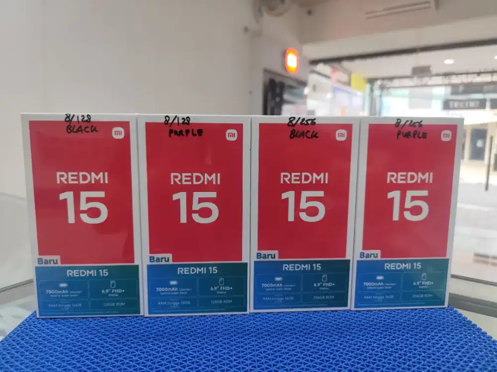Redmi 15 New,PROMO TERMURAH,Bisa COD