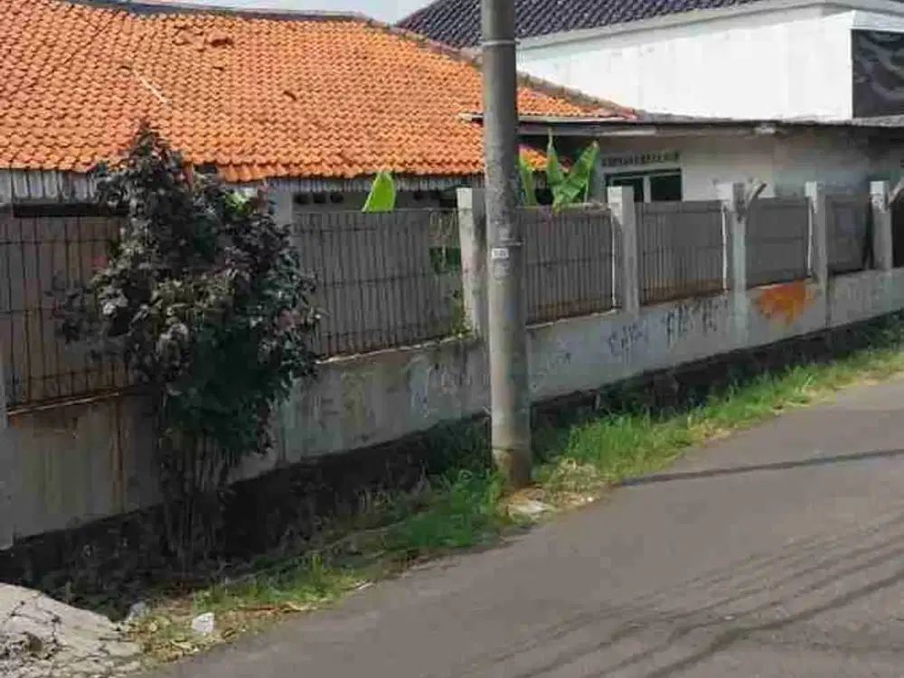 Dijual Kavling Tanah dan Bangunan diatasnya cocok juga untuk buka usaha mudah akses surat SHM harga nego