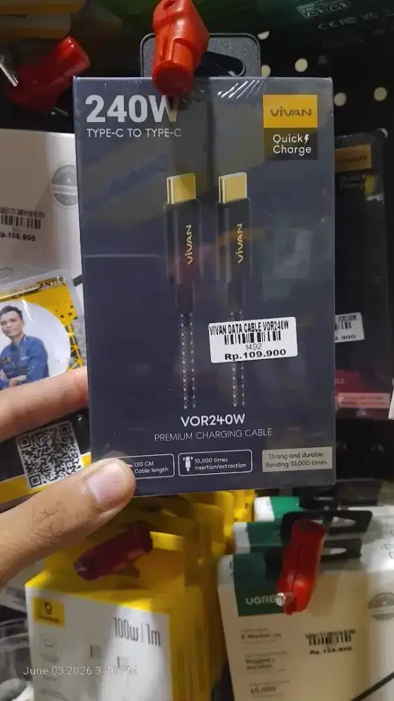 VIVAN DATA CABLE VOR240W ATLANTIS DAHSYAT