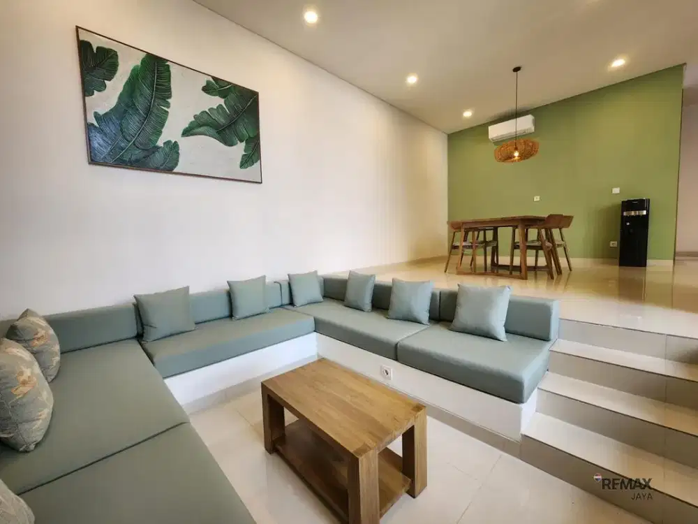 Villa Modern 2 Kamar Tidur Disewakan, di Pererenan Hanya 1 Km ke Pantai