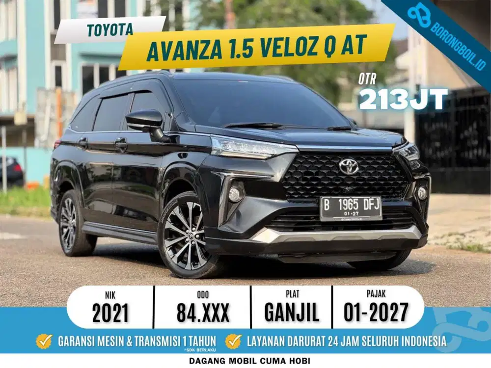 Toyota Avanza Veloz Q AT Hitam Metalik 2021