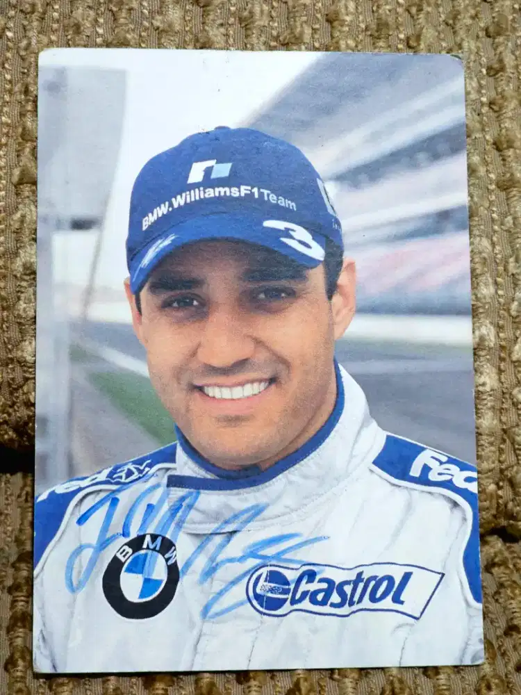 Formula 1 Autographed Photocard