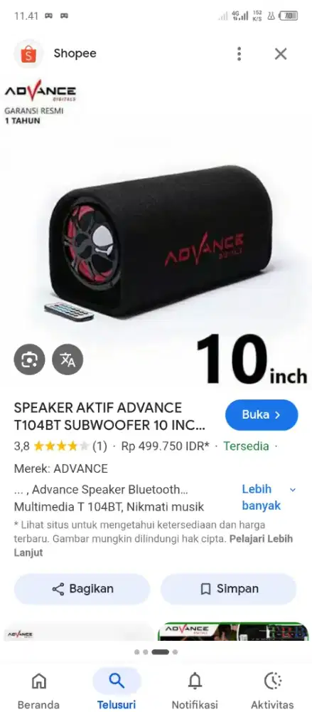 Speaker Advance