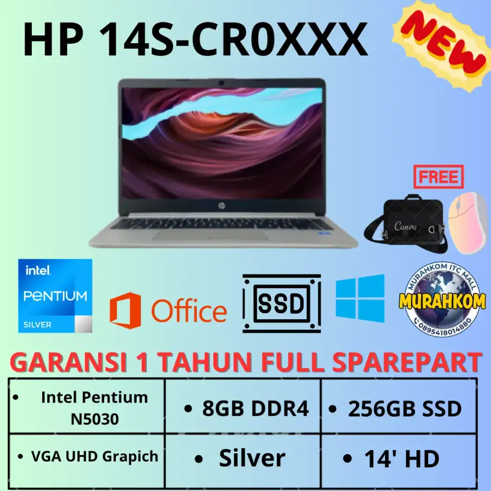 HP 14s-cr0xxx with Intel Celeron N5030 and 8GB RAM and Windows 11