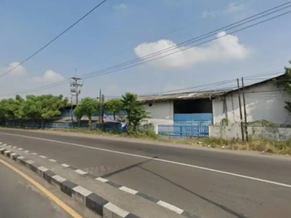 Bangunan harga tanah  Ex Pabrik Tas  di Raya Taman Sidoarjo   Sangat Strategis n Cocok utk Showroom, rumah Usaha , Gudang, Workshop dll