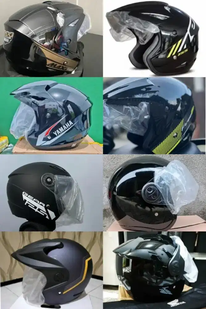 Helm Original Honda dan Yamaha