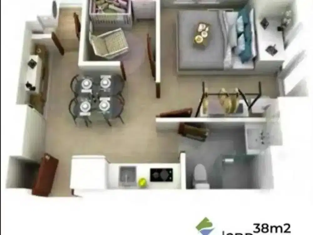 Dijual Cepat  Apartment Tokyo riverside pik2 tower Ginza, pantai indah kapuk, banten