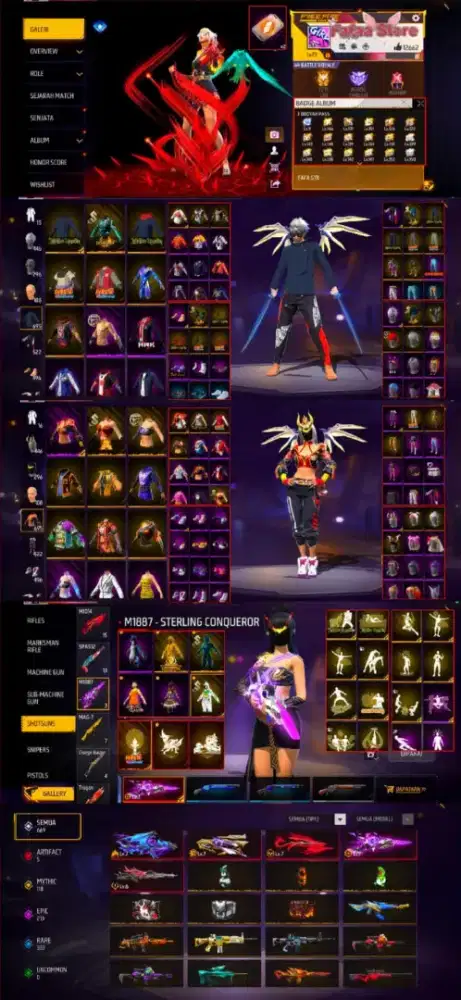 jual akun ff terpercaya