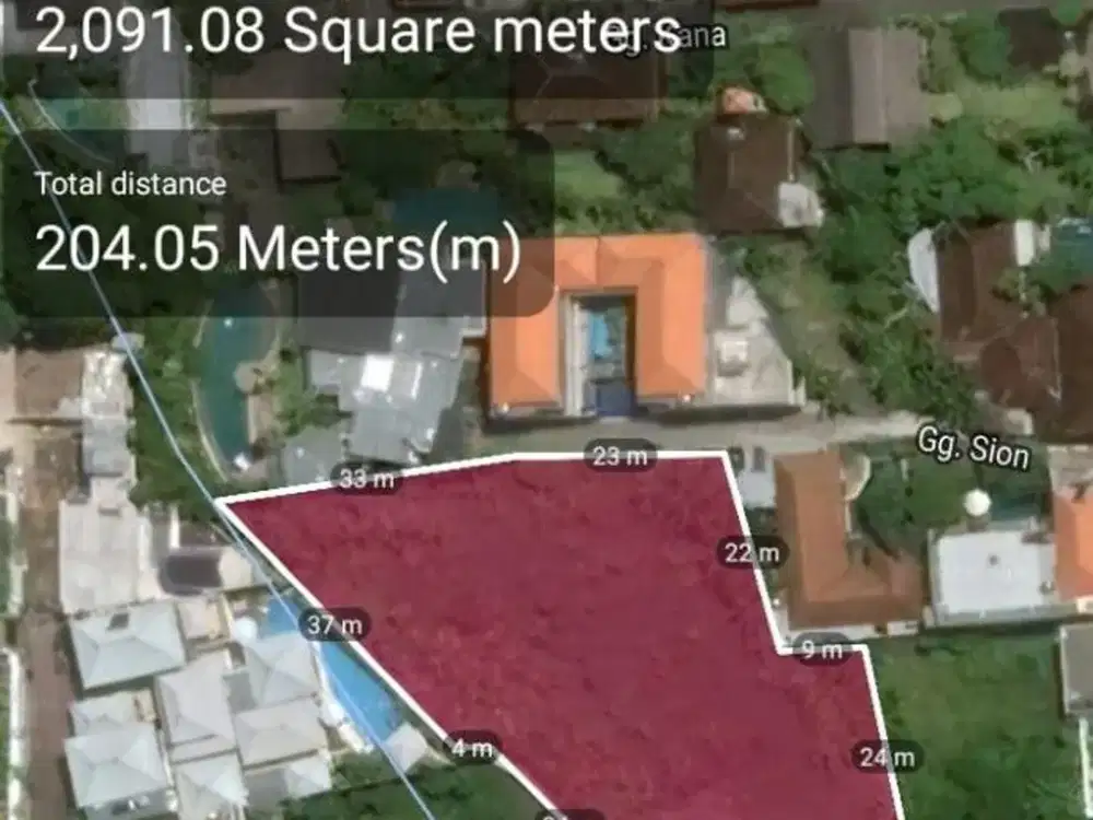 Land for rent in Jl Tegalsari, Berawa, Canggu