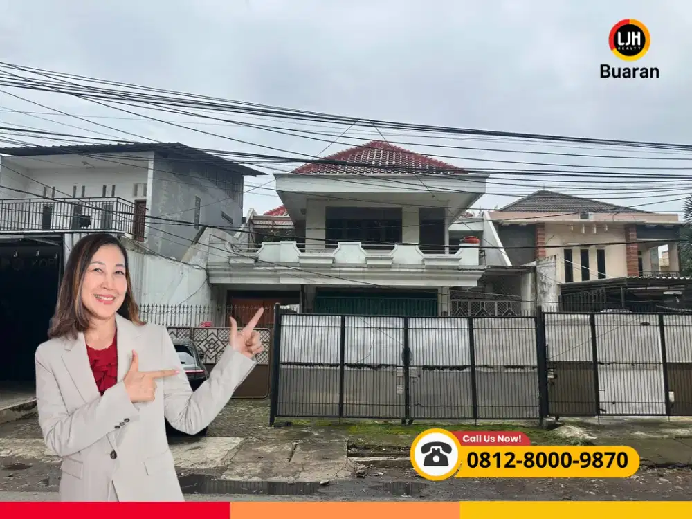 Rumah Pinggir Jalan Raya Pendidikan Duren Sawit Jakarta Timur