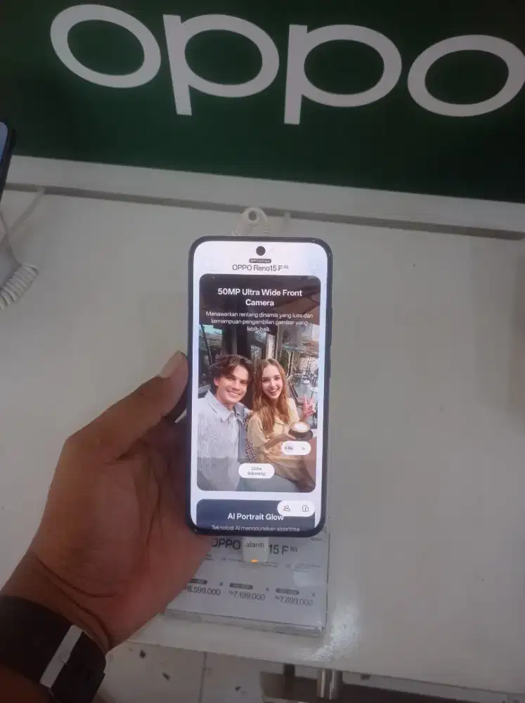 OPPO RENO 15 F 8/128GB PROMO CICILAN FREE 1X ANGSURAN, SYARAT KTP SAJA
