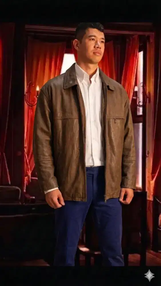 Jaket kulit asli
