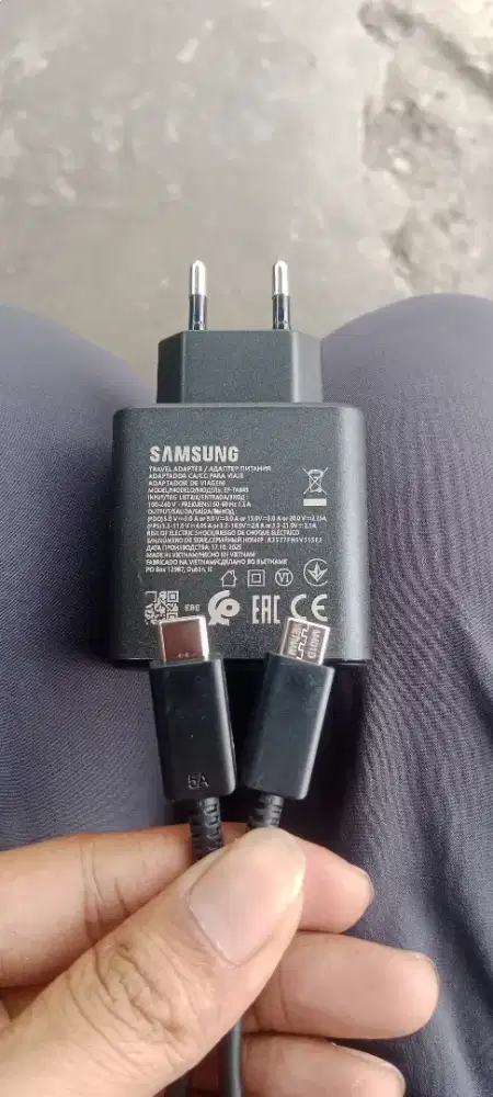 Charger samsung 45w c to c