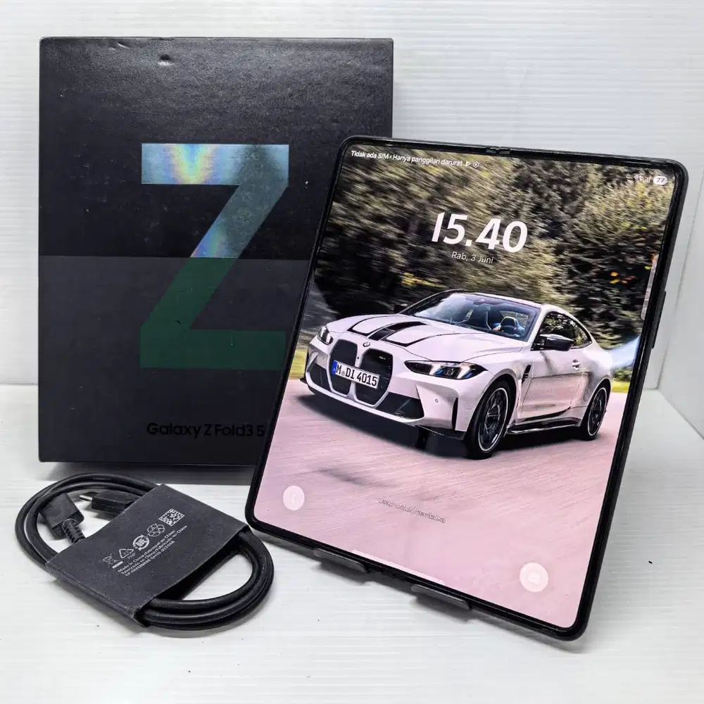 SAMSUNG GALAXY Z FOLD 3 5G 12/256 GREEN RESMI SEIN LENGKAP