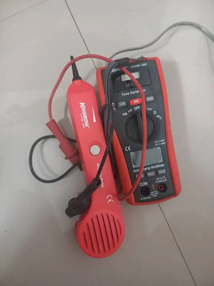 Krisbow KW06-495 Tone Generator / Cable Tracker Bekas